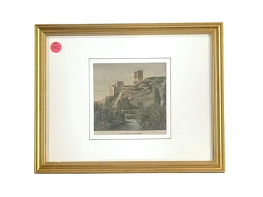 HAND COLORED ENGRAVING 1891