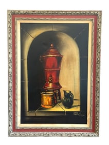 LARGE PAINTING AFTER JEAN BAPTISTE-SIMEON CHARDIN