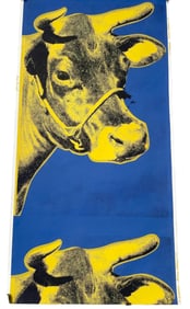 WARHOL 1971 COW WALLPAPER SCREENPRINT