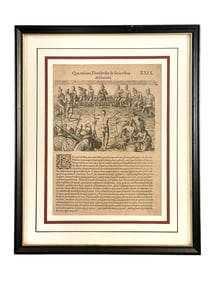 NEW WORLD INDIANS ENGRAVING JACQUES LE MOYNE