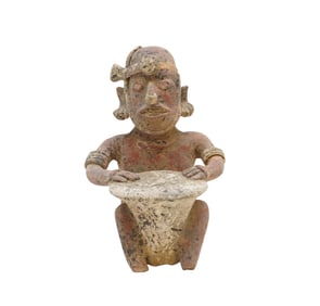 NAYARIT PRE-COLUMBIAN POLYCHROME FIGURE
