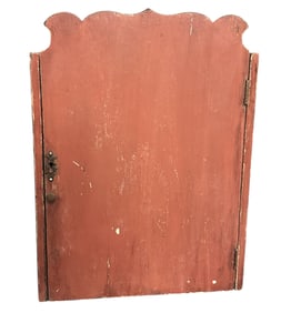 ANTIQUE PRIMITIVE WALL MOUNTED CABINET