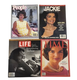 JACKIE O TRIBUTE MAGAZINES - 4 PIECES