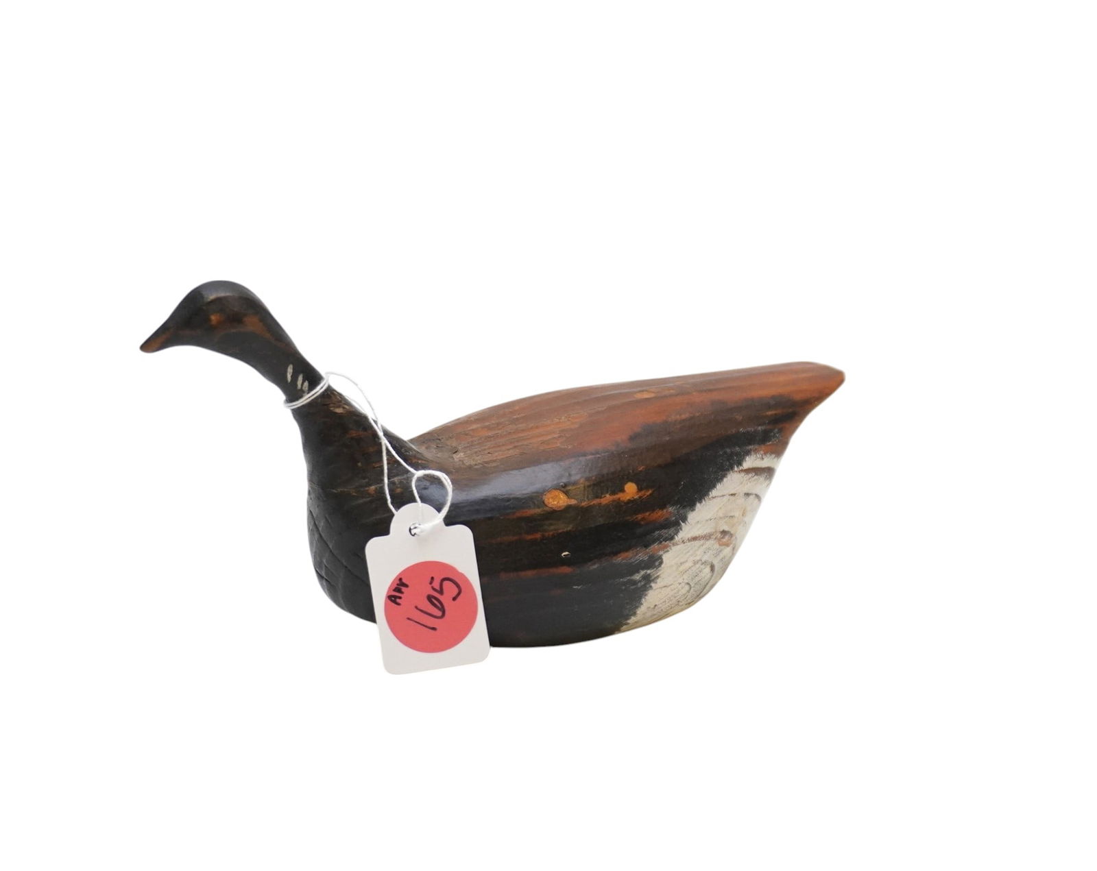 ANTIQUE CARVED MINIATURE DECOY (1 of 6)