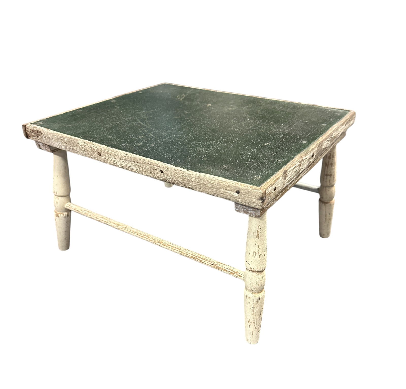 SMALL PAINTED PRIMITIVE STOOL (1 of 4)