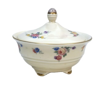 ROSENTHAL COVERED FLORAL SUGAR DISH