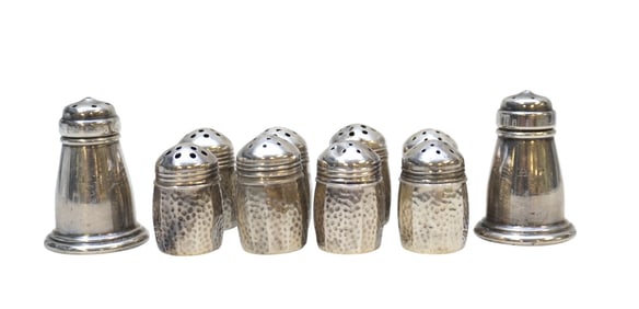 10 INDIVIDUAL STERLING SILVER SALTS