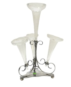 JOHN TURTON & CO ENGLISH EPERGNE EPNS 19TH C