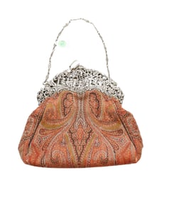 ANTIQUE ORNATE ITALIAN PURSE WITH PUTTI