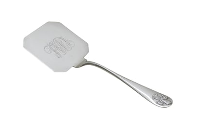 RARE STERLING 1886 PASTRY SERVER FLEUR DE LIS