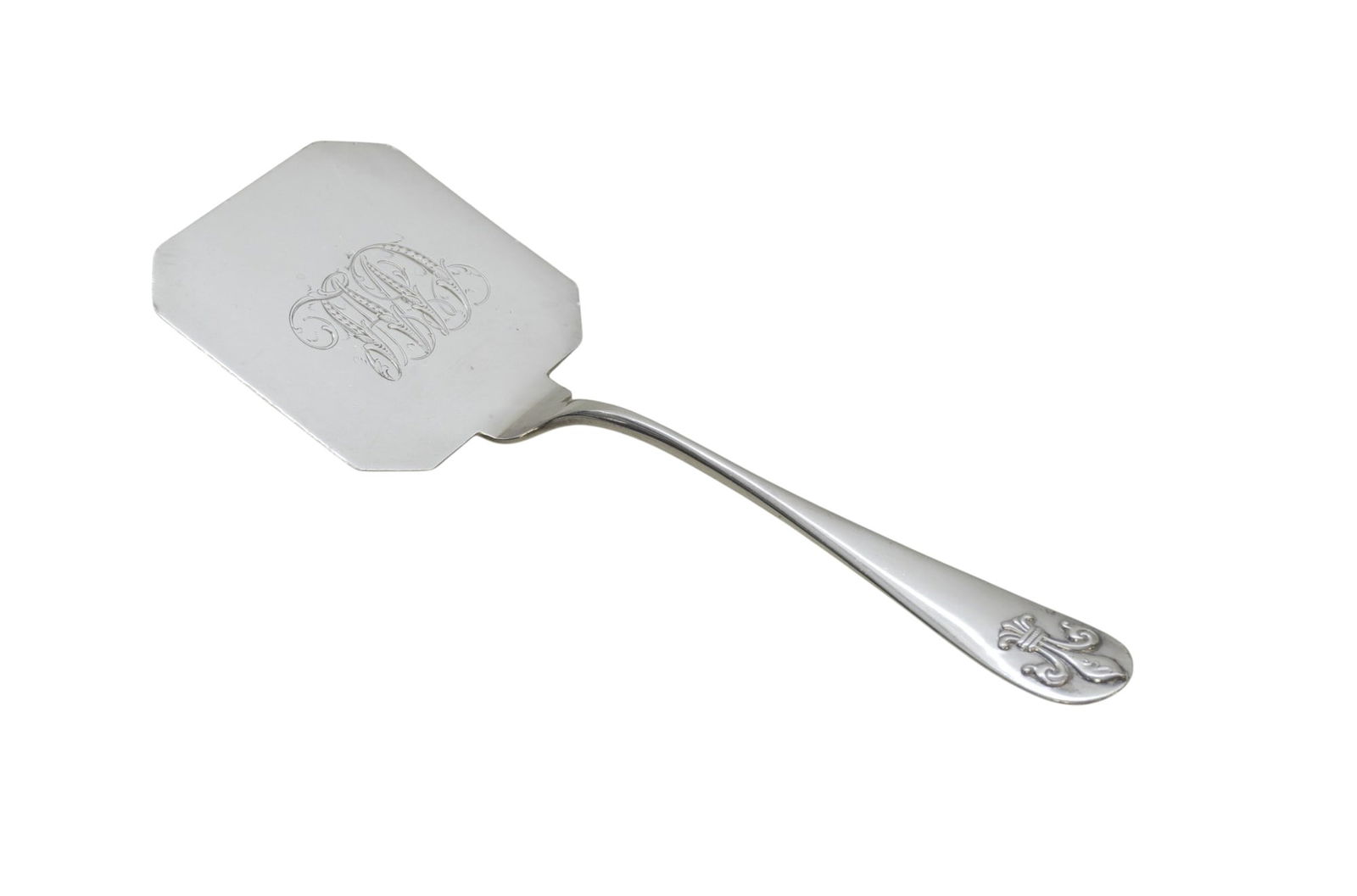 RARE STERLING 1886 PASTRY SERVER FLEUR DE LIS (1 of 4)