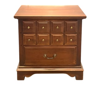DREXEL APOTHECARY STYLE SMALL SIDE TABLE / CHEST