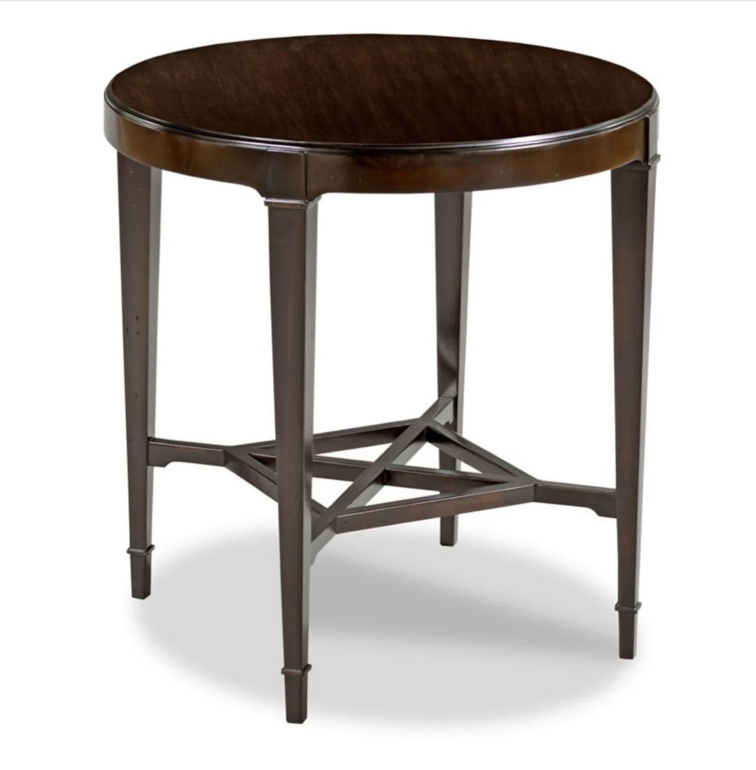 MINTWOOD HOME ROUND MAHOGANY LAMP TABLE (1 of 1)