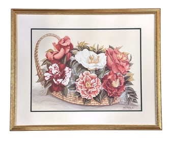 JOHN KRANTZ ARTIST PROOF CAMELLIAS CHARLESTON
