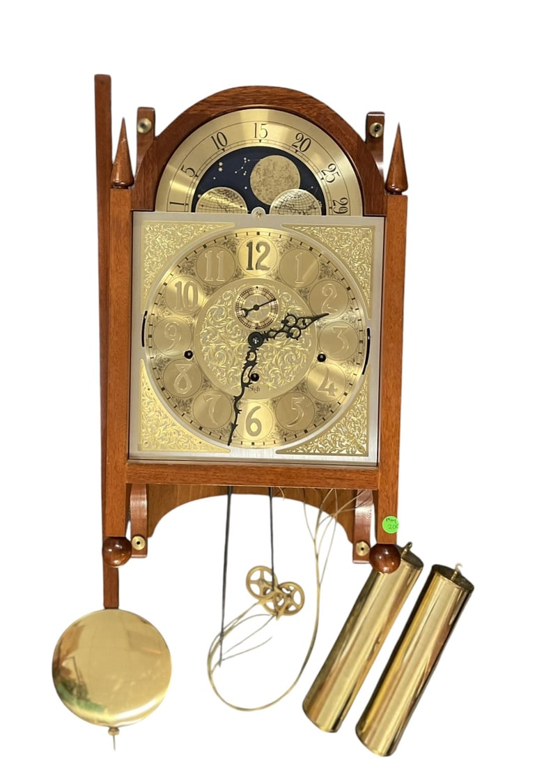 SLIGH AMERICAN TRIPLE CHIME WALL CLOCK (1 of 6)