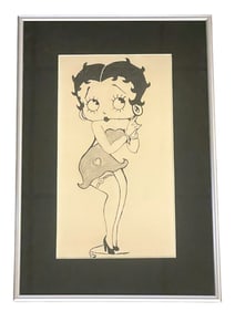 SIGNED BETTY BOOP LITHOGRAPH