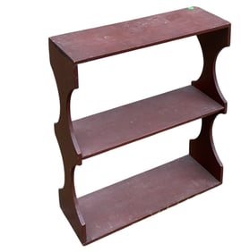ANTIQUE PRIMITIVE PENNSYLVANIA 3 TIER WALL SHELF