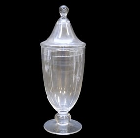 SOLBIKA GLASSWORKS COVERED URN