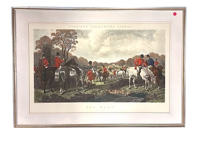 JOHN FREDERICK HERRING (1795-1865), THE MEET ENGRAVING
