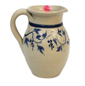 WILLIAMSBURG POTTERY SALT GLAZED PITCHER
