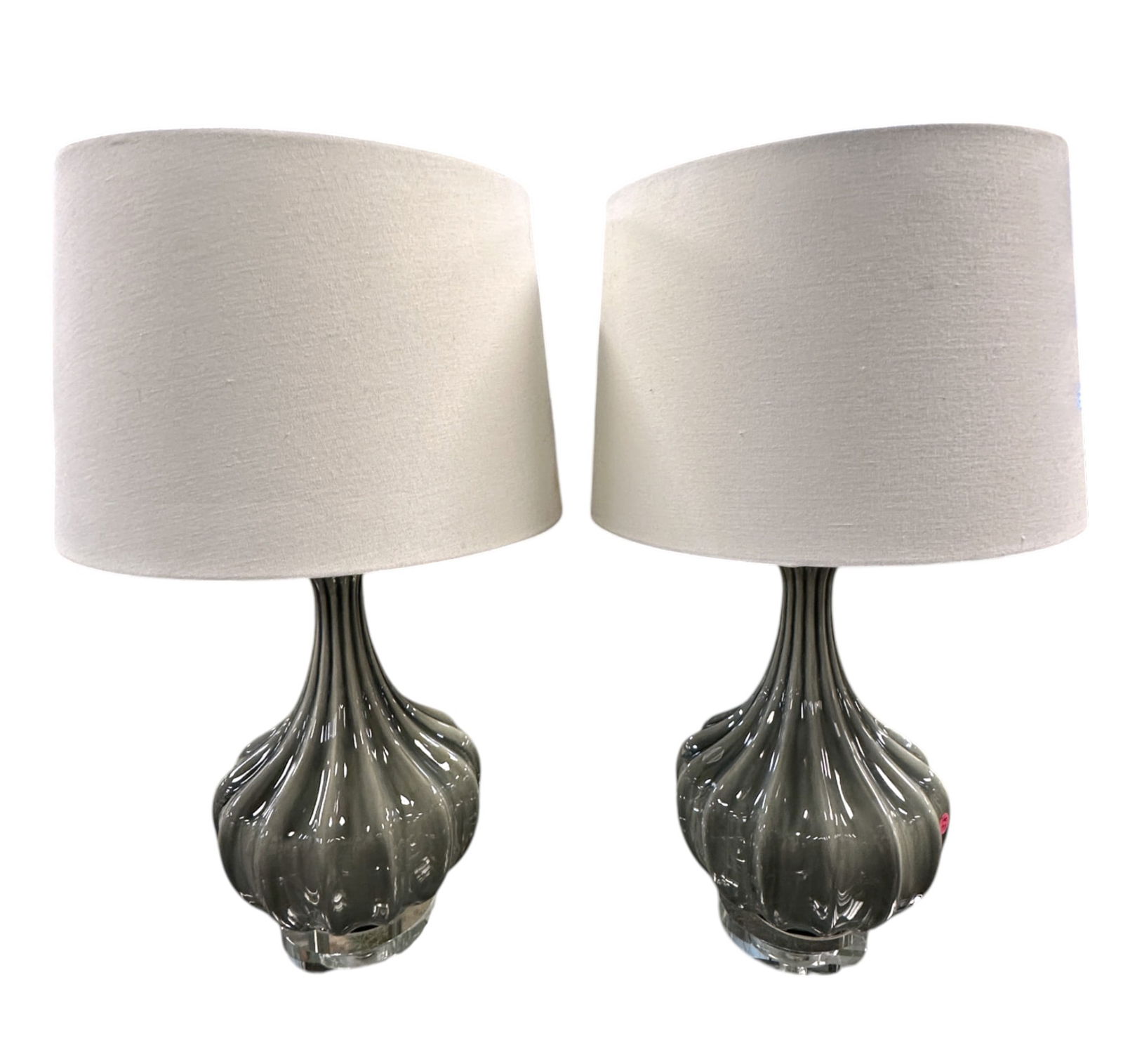 PAIR SIMON BLAKE RETRO STYLE TABLE LAMPS (1 of 4)