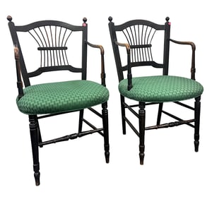 2 DANTE GABRIEL ROSSETTI (BRITISH 1828-1882) SIDE CHAIRS