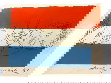 ANDY WARHOL INVITATION (ELECTION NIGHT 1984)