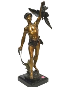 BRONZE ACETON BY ADRIEN ETIENNE GAUDEZ