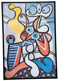 LARGE GREAT STILL LIFE ON PEDESTAL PICASSO POSTER LARGE
