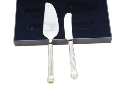 TIFFANY & CO STERLING SILVER CHEESE KNIVES