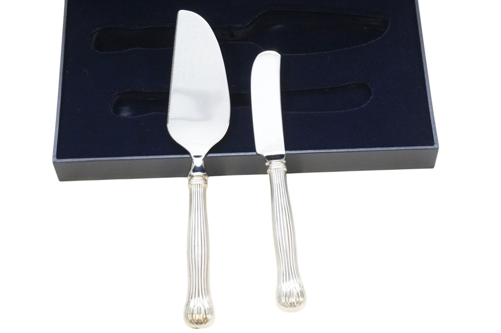 TIFFANY & CO STERLING SILVER CHEESE KNIVES (1 of 4)