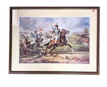 VINTAGE SANDOR BODO REVOLUTIONARY WAR LITHO