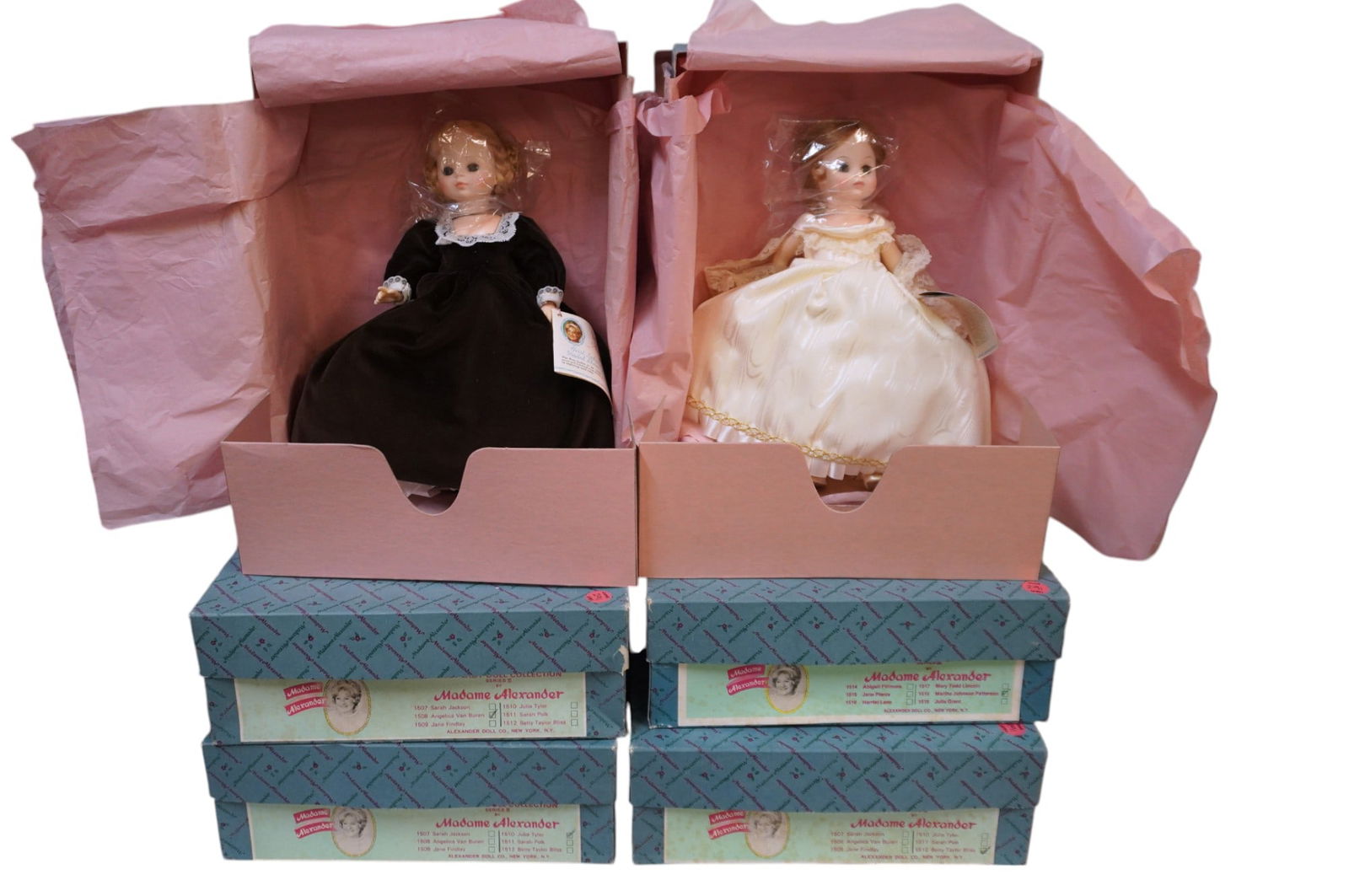 6 VINTAGE MADAME ALEXANDER DOLLS "FIRST LADIES" SERIES 2 AND 3 (1 of 3)