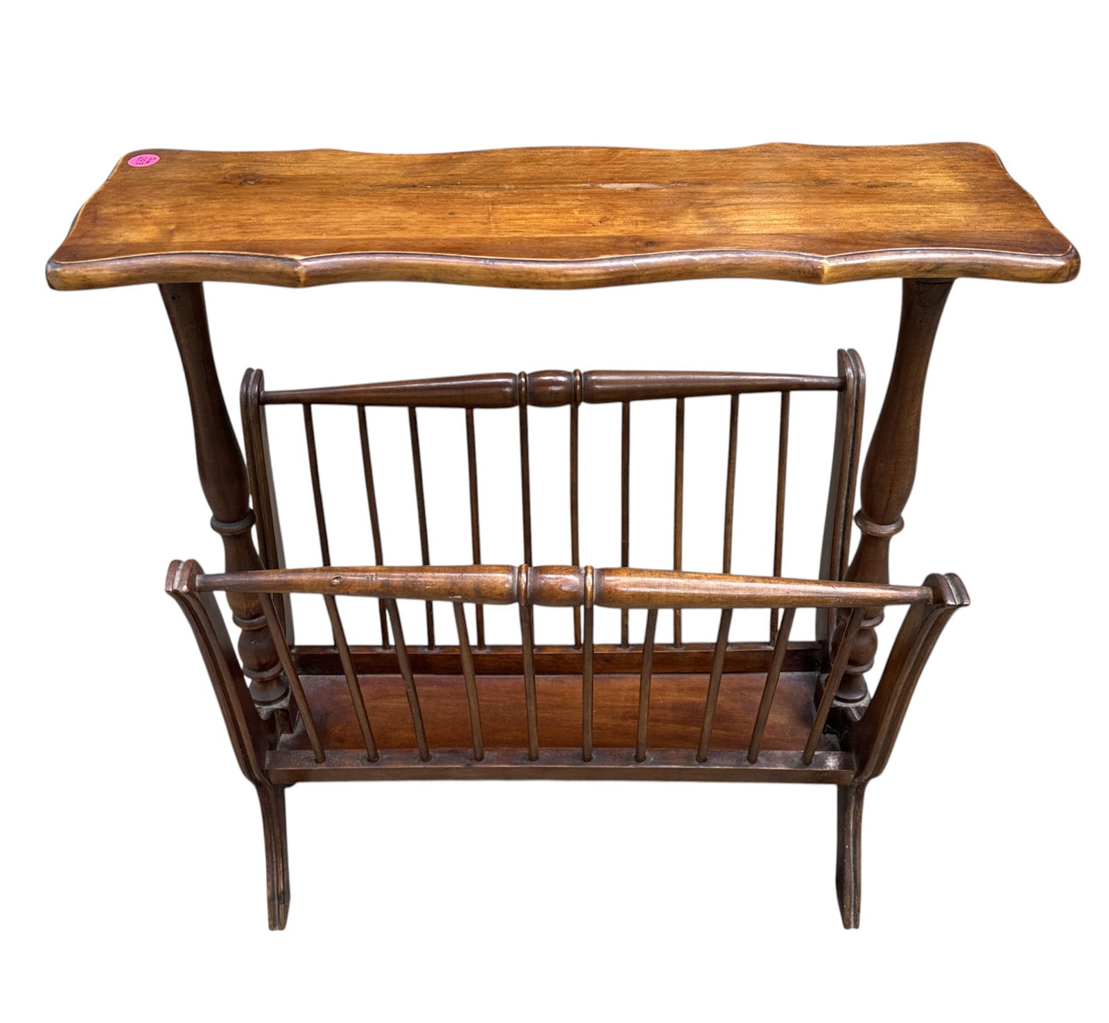 VINTAGE MID CENTURY MAGAZINE RACK SIDE TABLE (1 of 5)