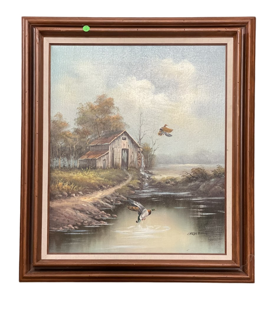 ORIGINAL CHRIS ROYCE DUCKS IN FIGHT (1 of 3)