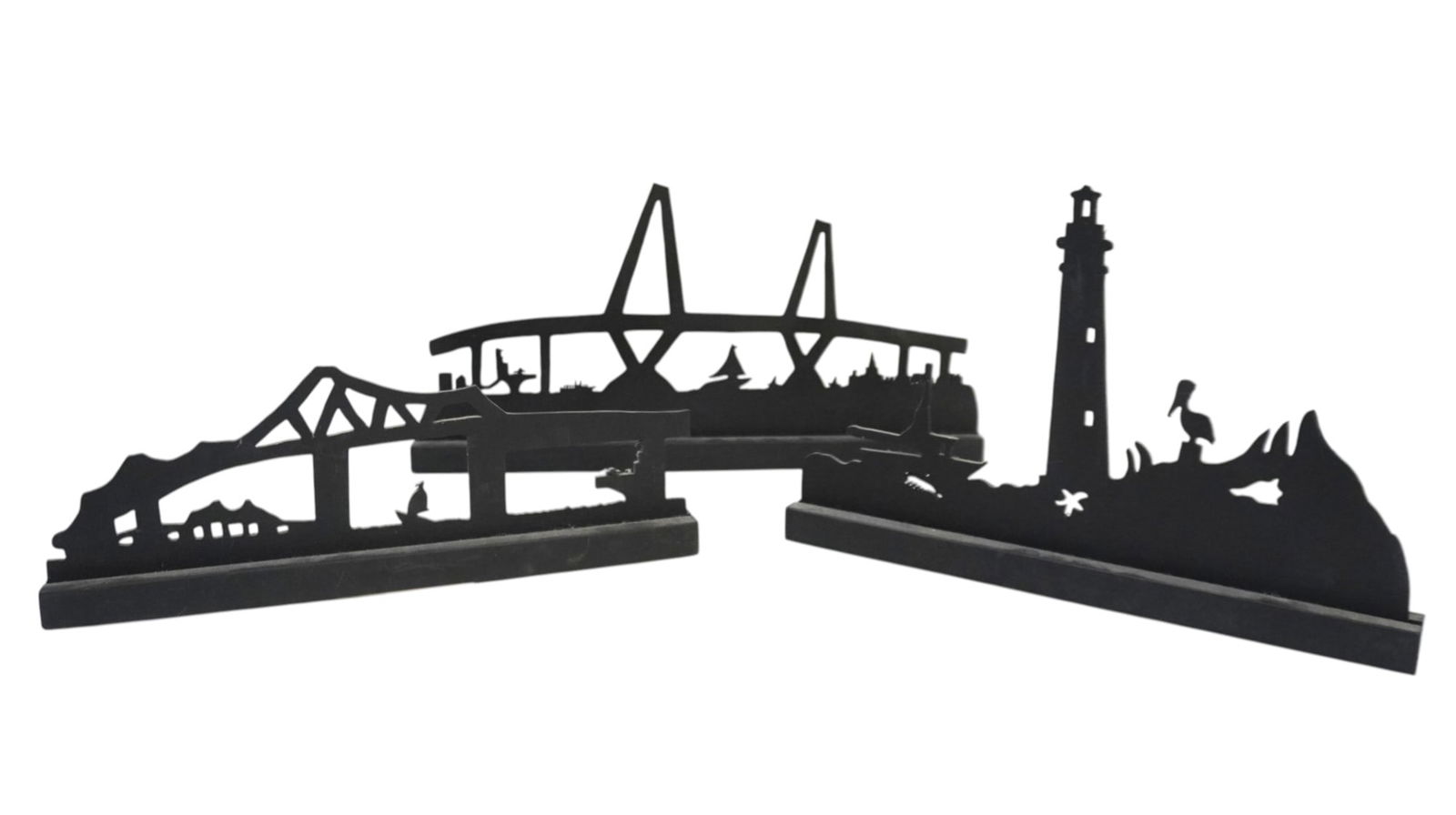 3 LEWIS BOWEN CARVED LOWCOUNTRY SILHOUETTES (1 of 5)