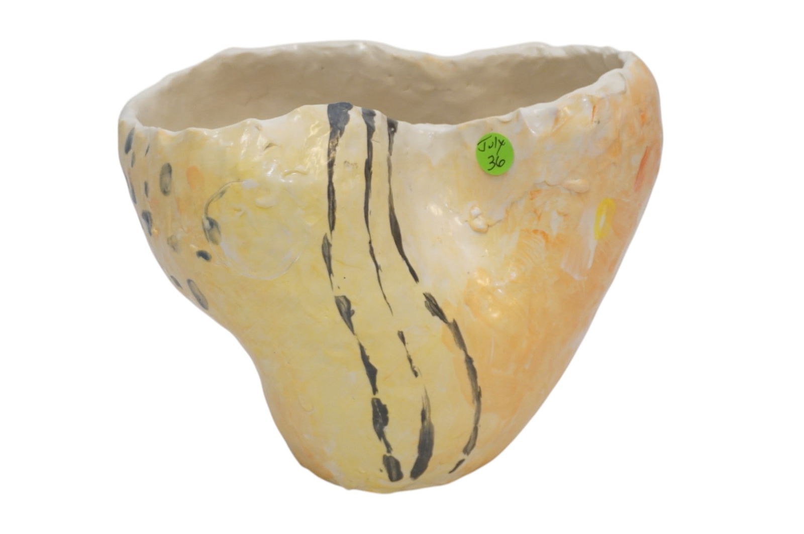 KARLI PENDERGRAFT ASHEVILLE SCULPTED POTTERY BOWL (1 of 6)