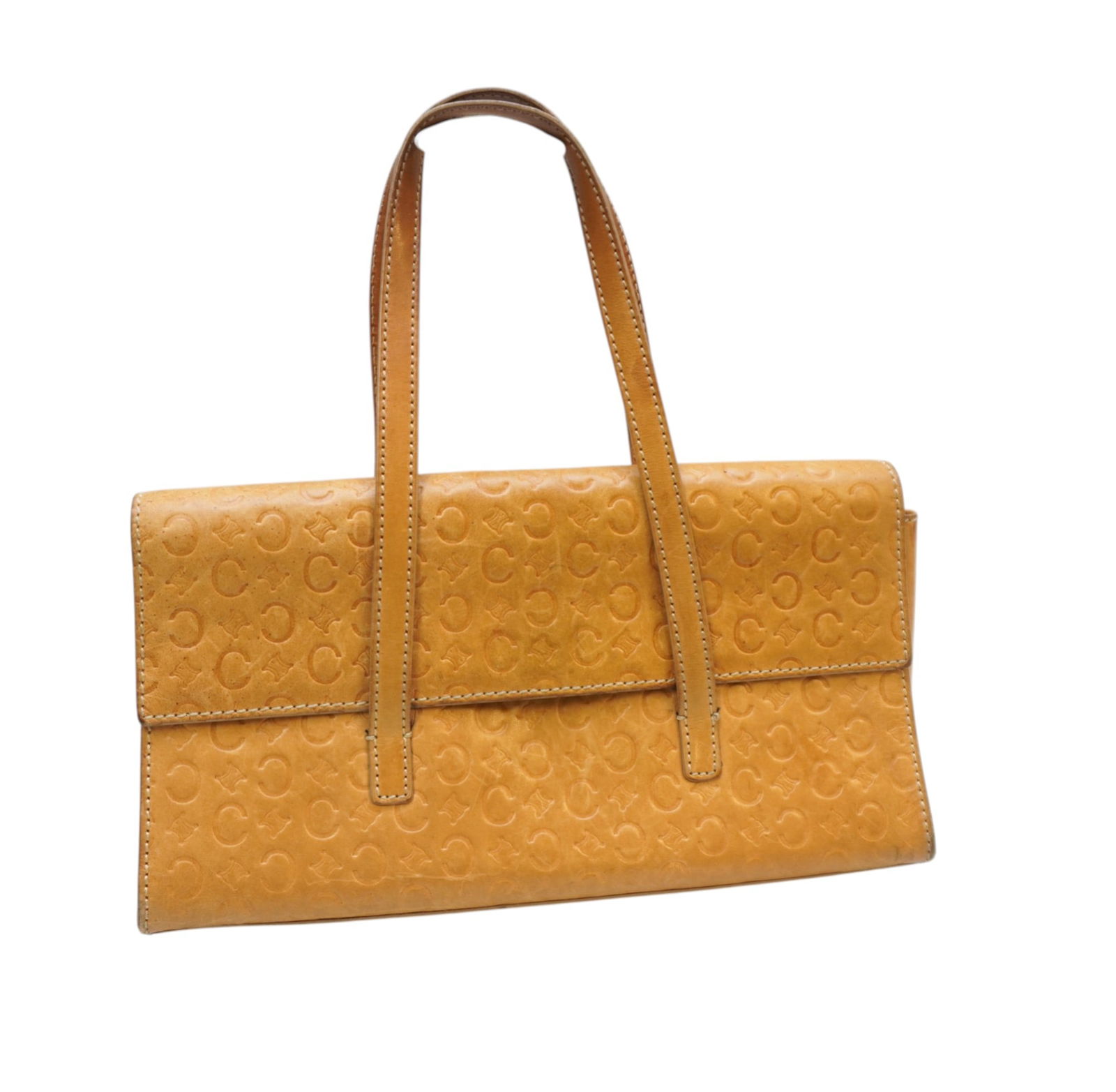 VINTAGE CELINE EMBOSSED MONOGRAM BAG (1 of 11)