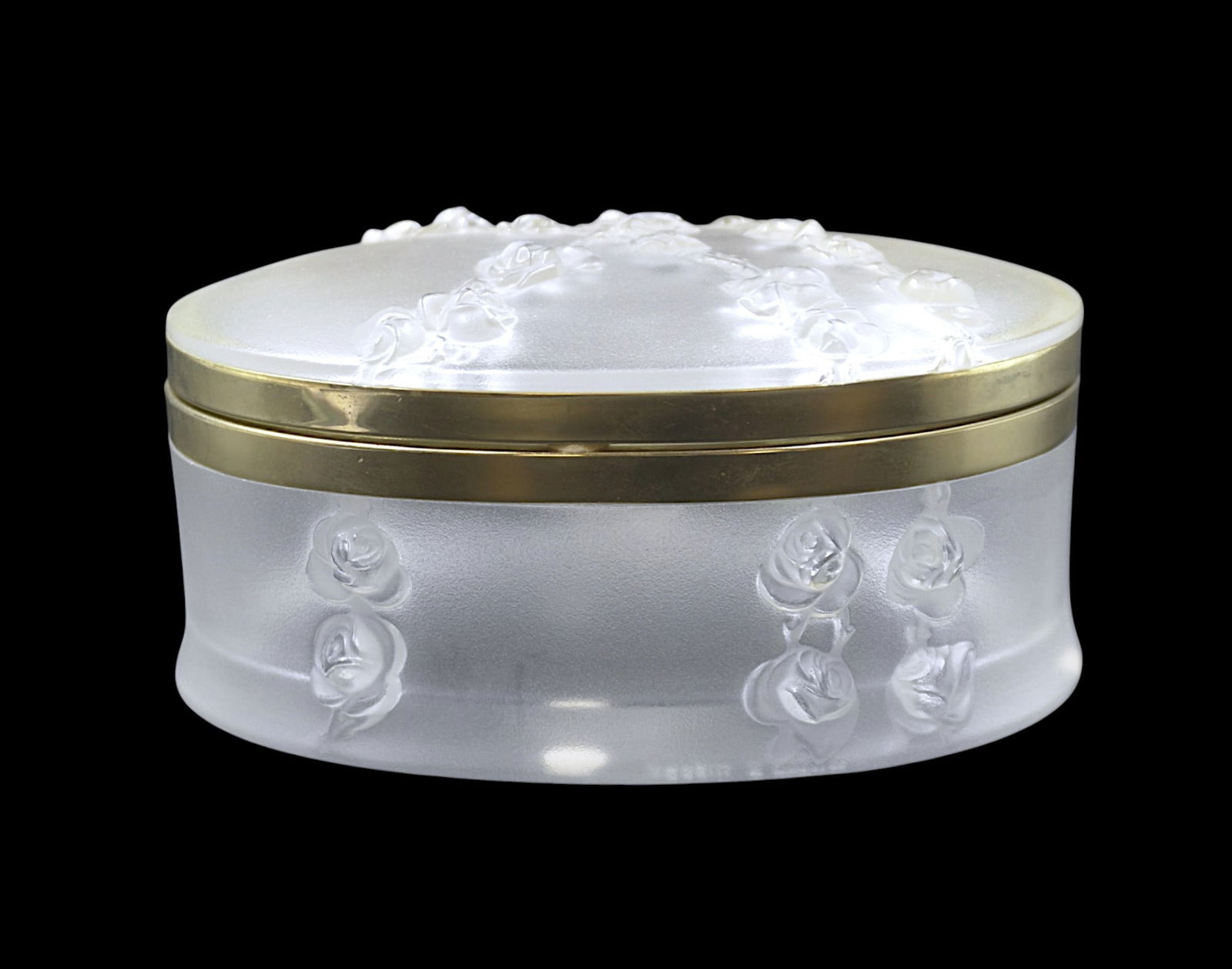 LALIQUE CRYSTAL COPPELIA OVAL BOX (1 of 8)