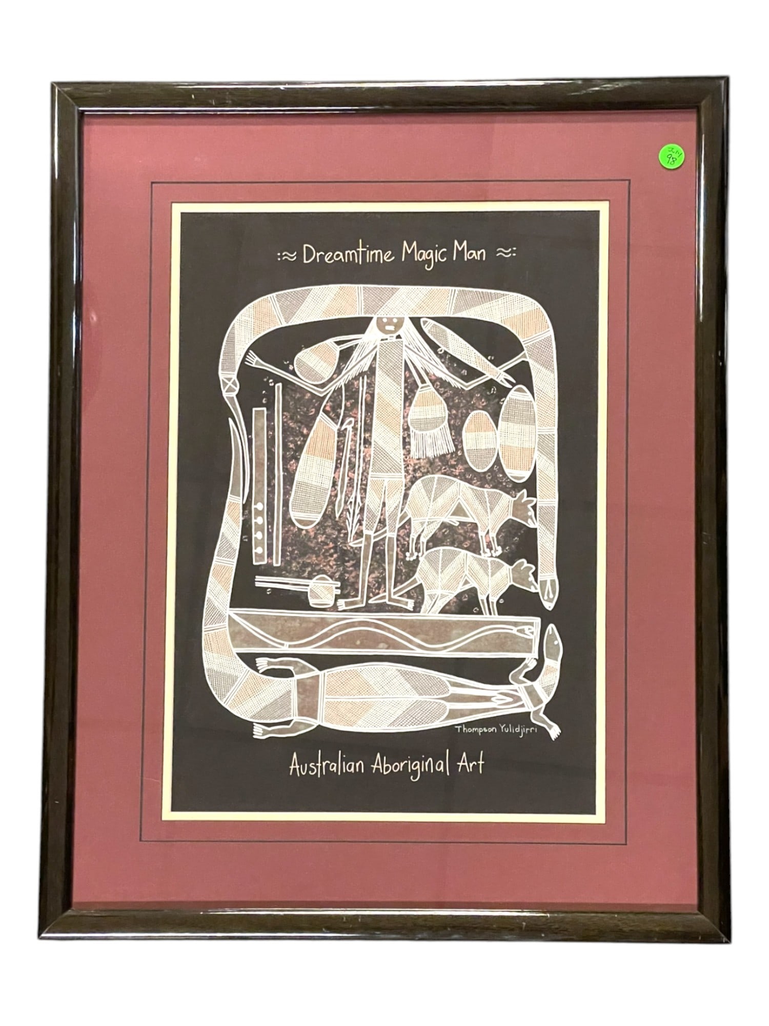 THOMPSON YULIDJIRRI (1930-2009) ABORIGINAL ART (1 of 4)