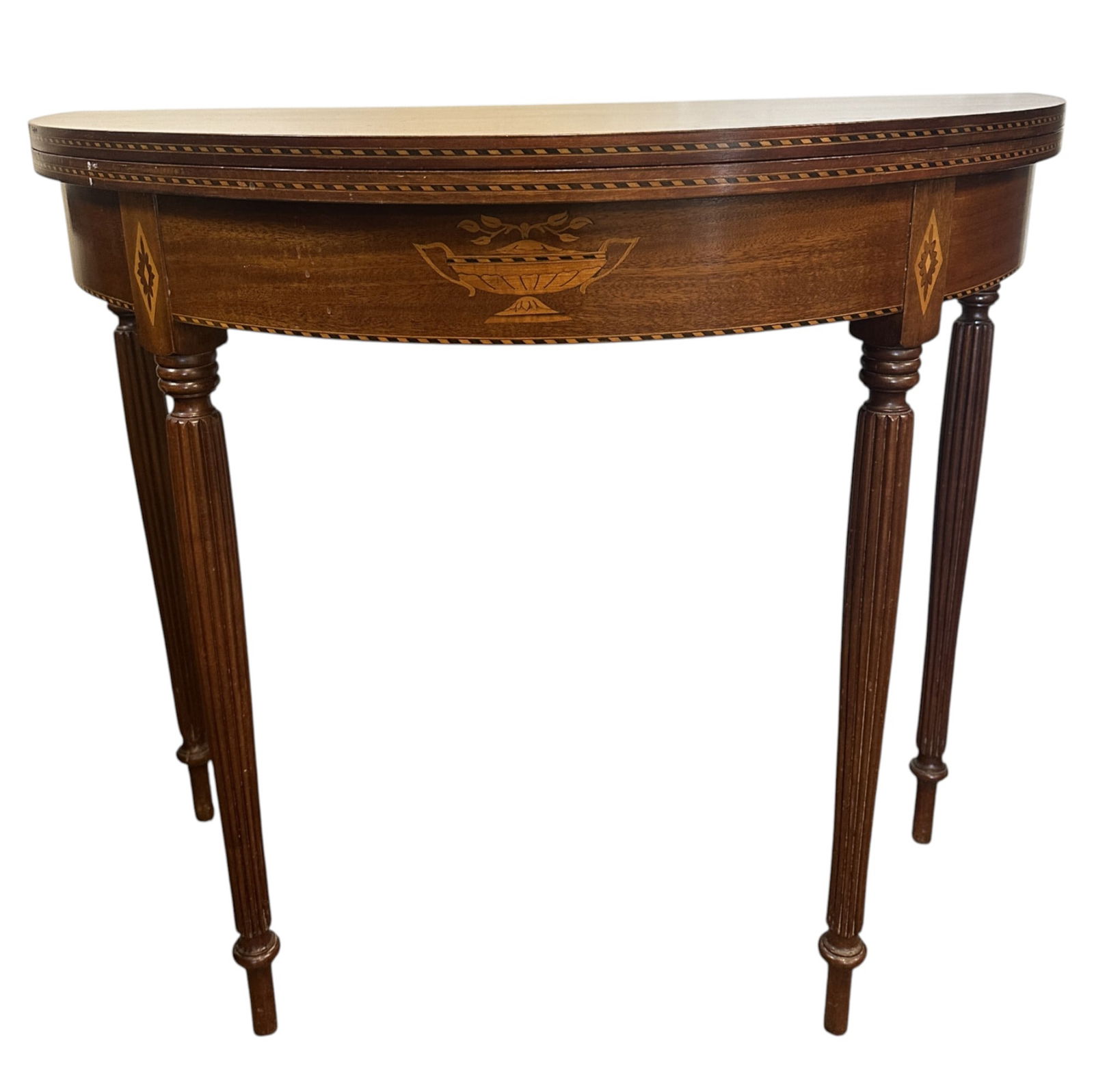 FEDERAL INLAID GATELEG DROP LEAF TABLE (1 of 9)