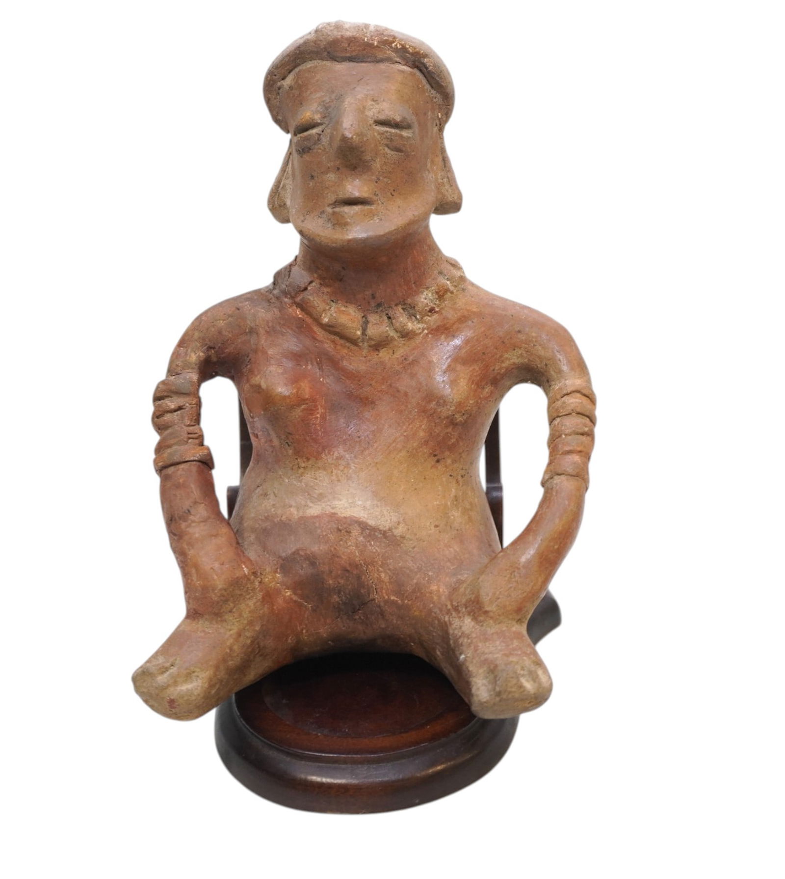 PRE COLUMBIAN NAYARIT FEMALE FIGURE (1 of 9)