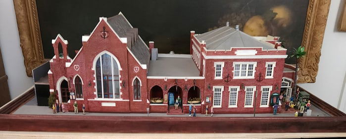 THE HARRIET PINCKNEY HOME FOR SEAMAN & CHURCH ARCHITECTURAL MODEL