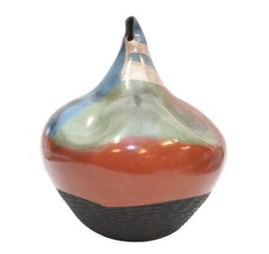 LARGE MODERN POLS POTTEN POTTERY VASE