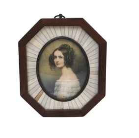 JOSEPH KARL STIELER MINIATURE PORTRAIT PAINTING