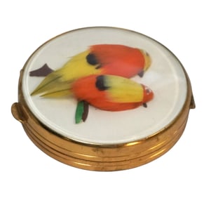 RARE VINTAGE MIREF BIRD COMPACT