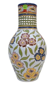 TALL CUARTERO POTTERY VASE SPAIN