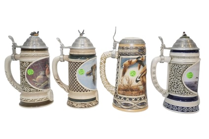 4 DUCKS UNLIMITED SPECIAL EDITION STEINS