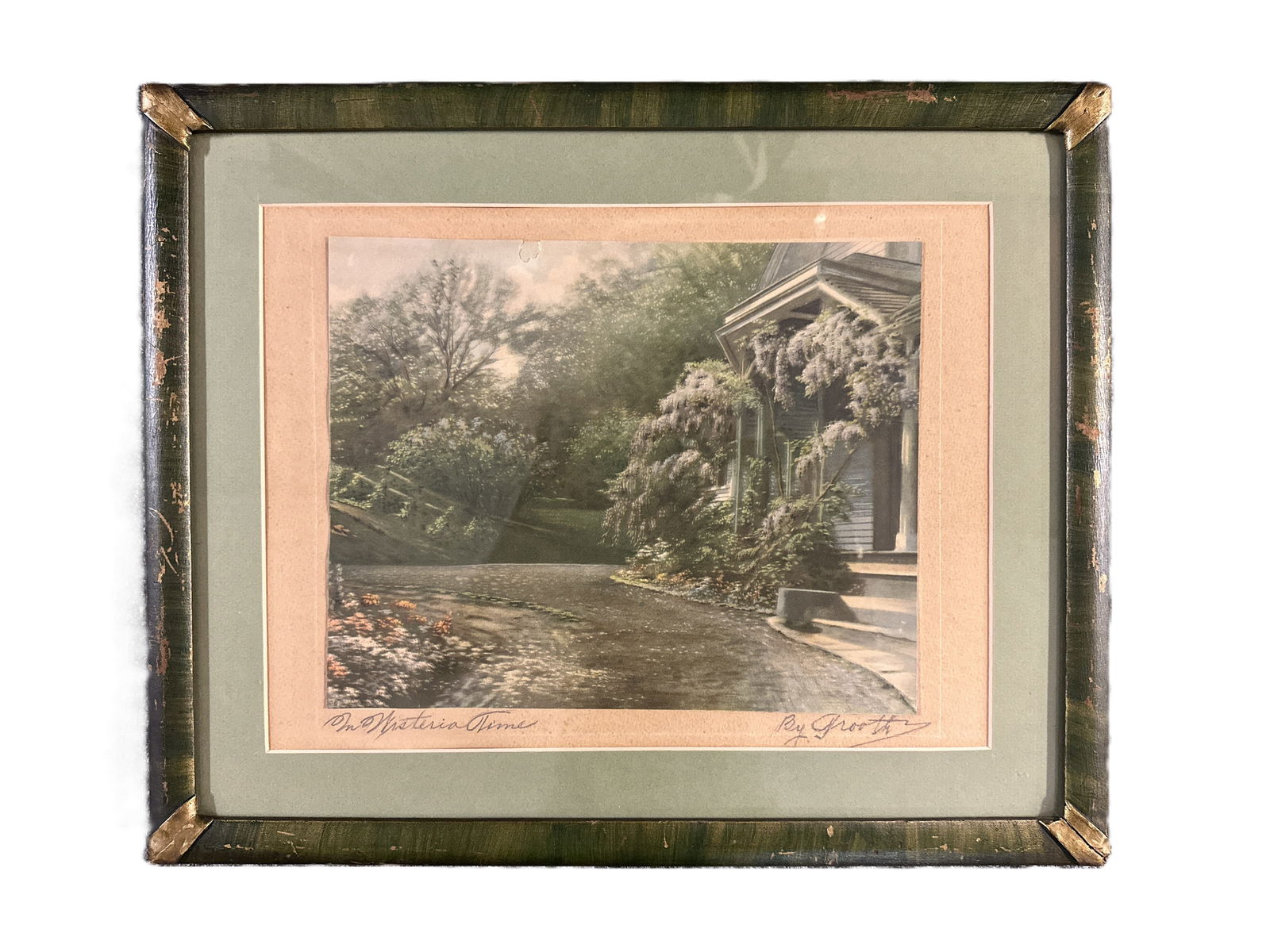 1920s IN WISTERIA TIME FRAMED PRINT (1 of 4)
