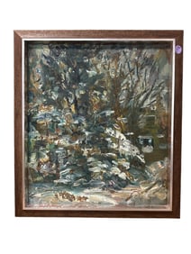 MID CENTURY ABSTRACT PAINTING
